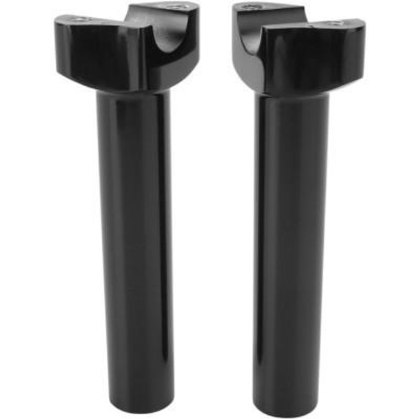 Drag Specialties 6.5" Forged Aluminum Handlebar Risers - Black