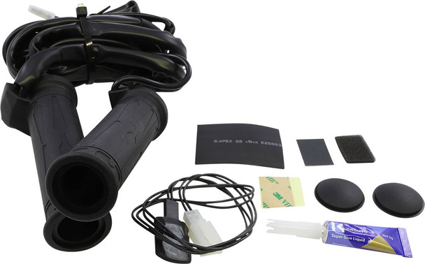 Koso North America - 06310183 - Apollo Heated Grips - 7/8" x 130 mm - Thumb Warmer