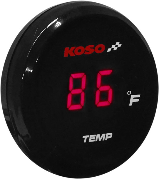 Koso North America - 22120741 - I-Gear Thermometer - Red Digits