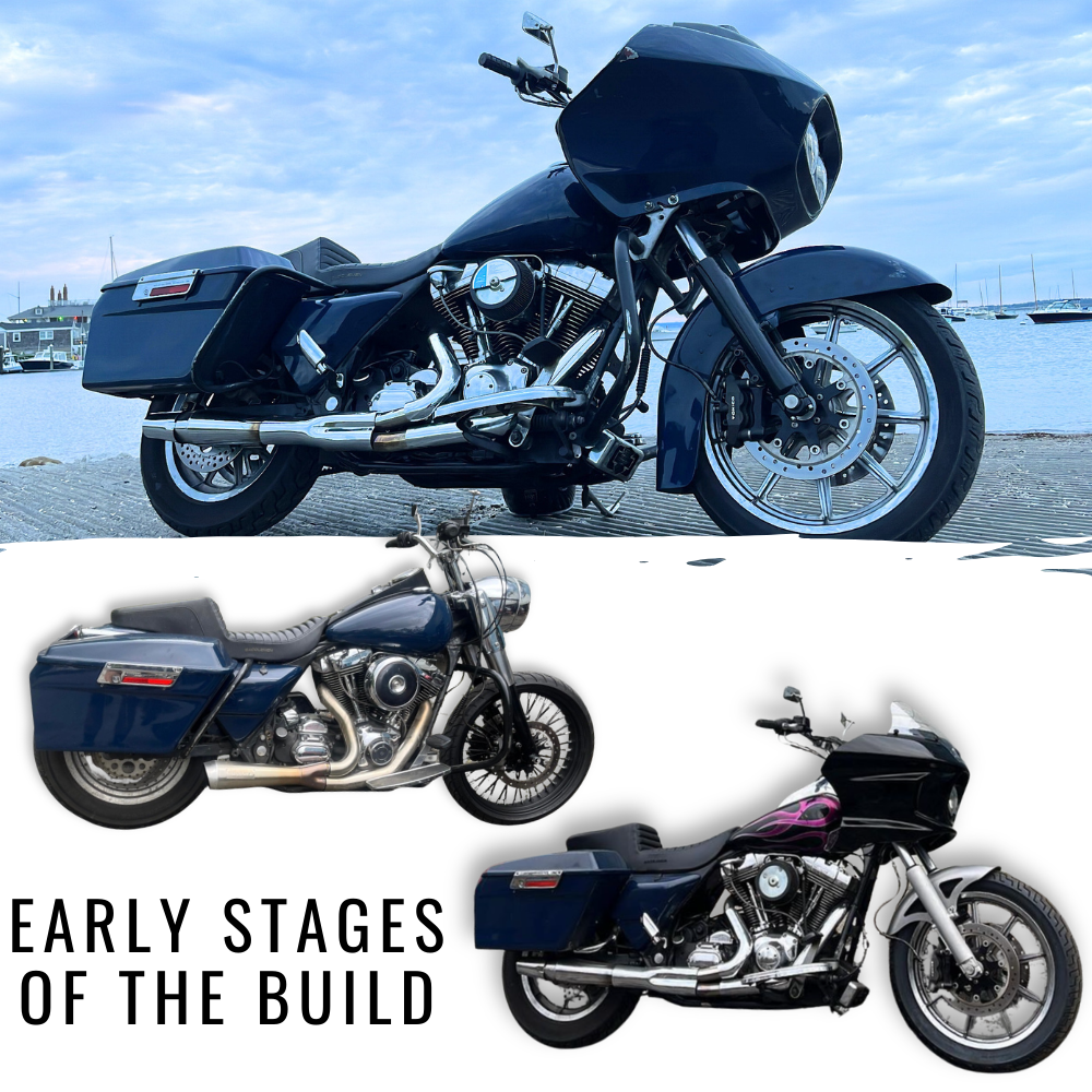 Early stages of Junior Burke Road King build