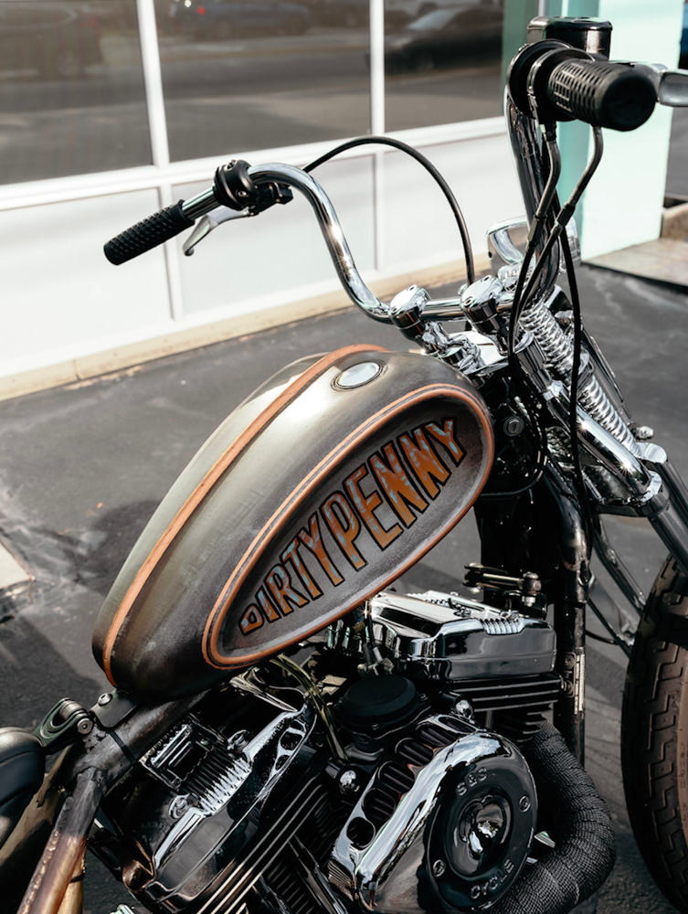 Doug Jones - Rainman Garage XL1200 Chopper Build Spotlight