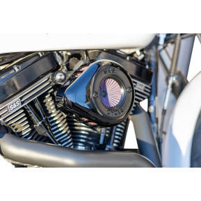 S&S Cycle Air Stinger Stealth Air Cleaner Kit with Teardrop Cover