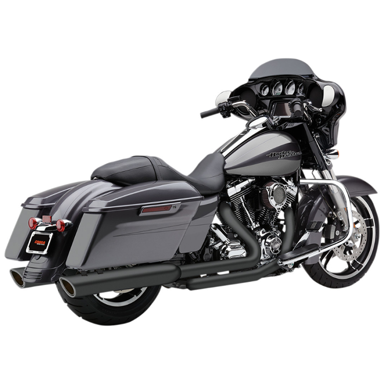 Cobra 4 909 Twin Mufflers fits 95 16 Harley Touring Models Exc 15