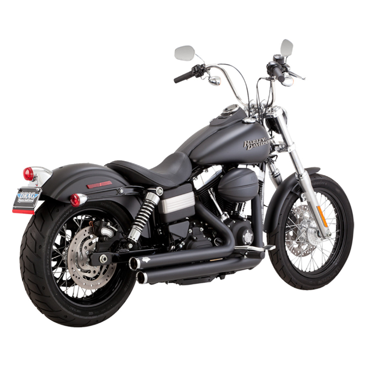 Vance Hines Big Shots Staggered Exhaust System fits 10 17 Dyna
