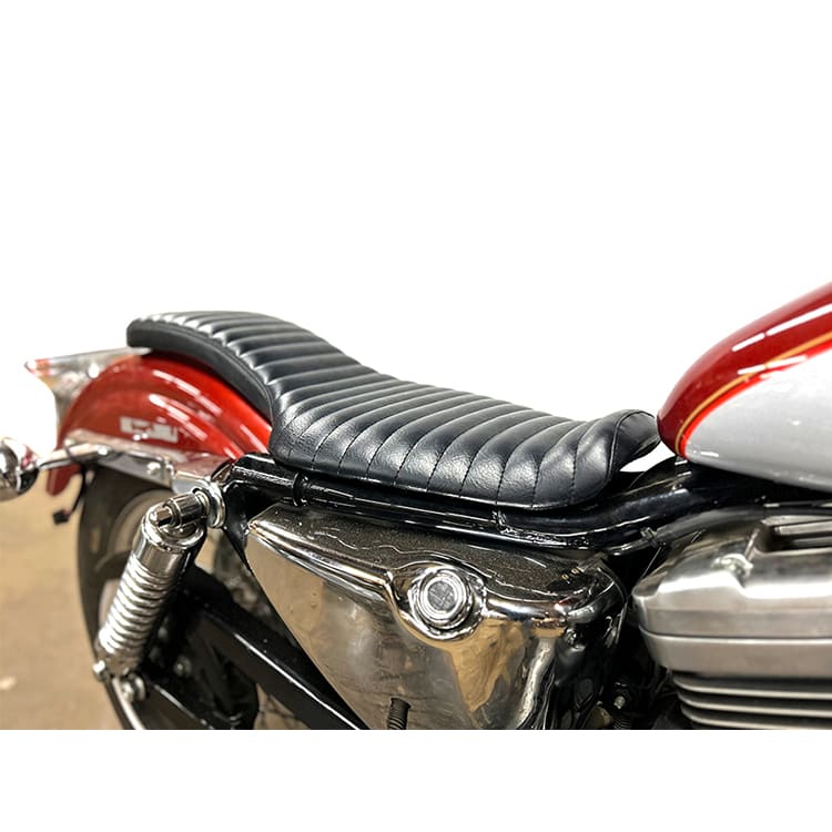 V-Twin Corbin Gentry Banana Black Seat fits '82-'03 Sportster Model