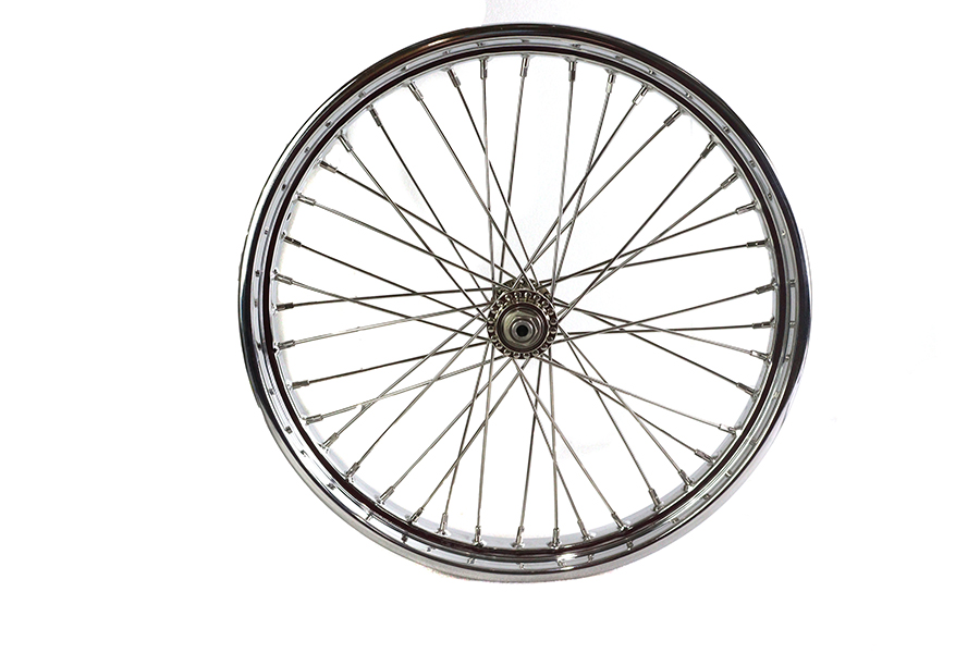 V-Twin - 52-0311 - 21 inch WR Front Spool Wheel Chrome