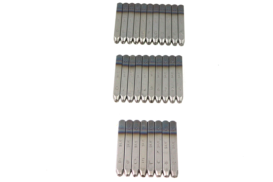 V-Twin - 16-0423 - Motor Number Stamp Set