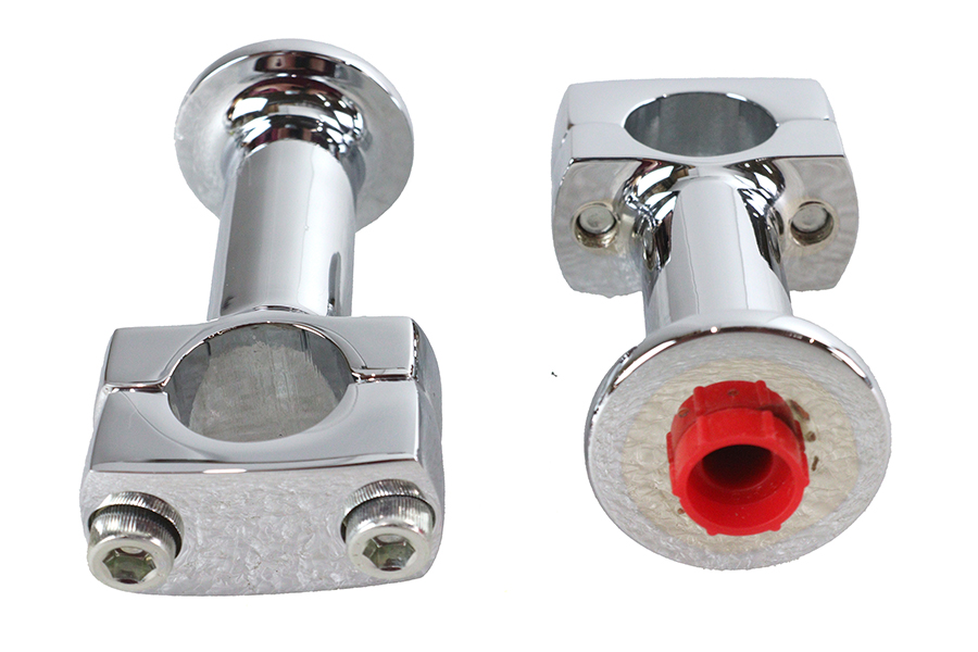 V-Twin - 25-2200 - 3 inch Post Riser Set Chrome