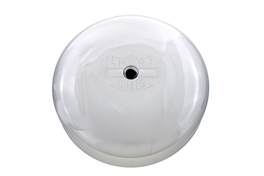 V-Twin - 34-0743 - Chrome 7 inch Round Air Cleaner Cover