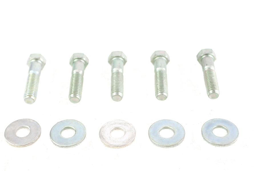 V-Twin - 3412-10 - Zinc Plated Rear Sprocket Hardware Kit