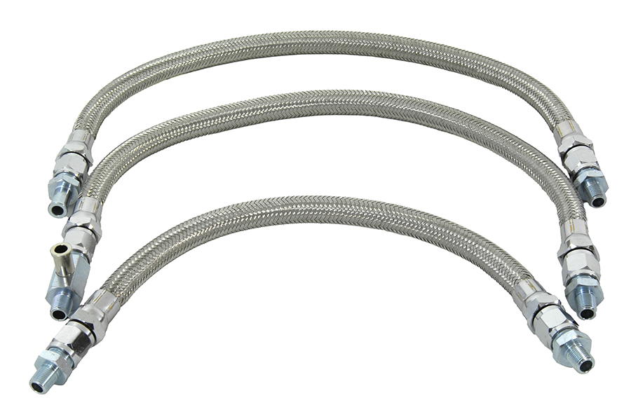 V-Twin - 40-9995 - Oil Line Set Without Elbows