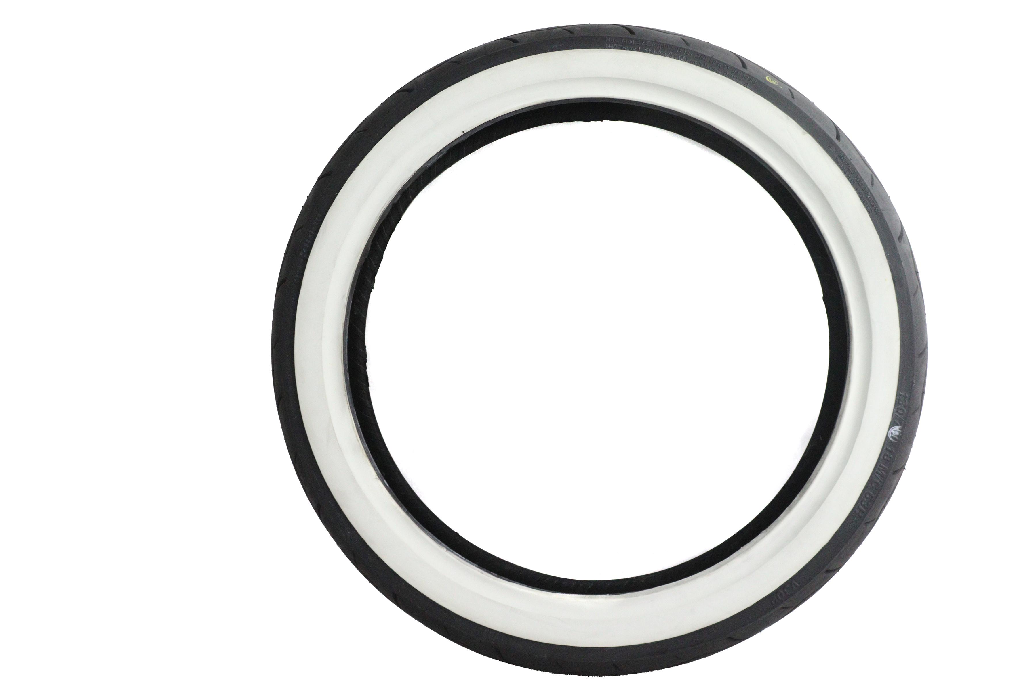 V-Twin - 46-0459 - Vee Rubber 130/70H X 18 inch Whitewall Tire