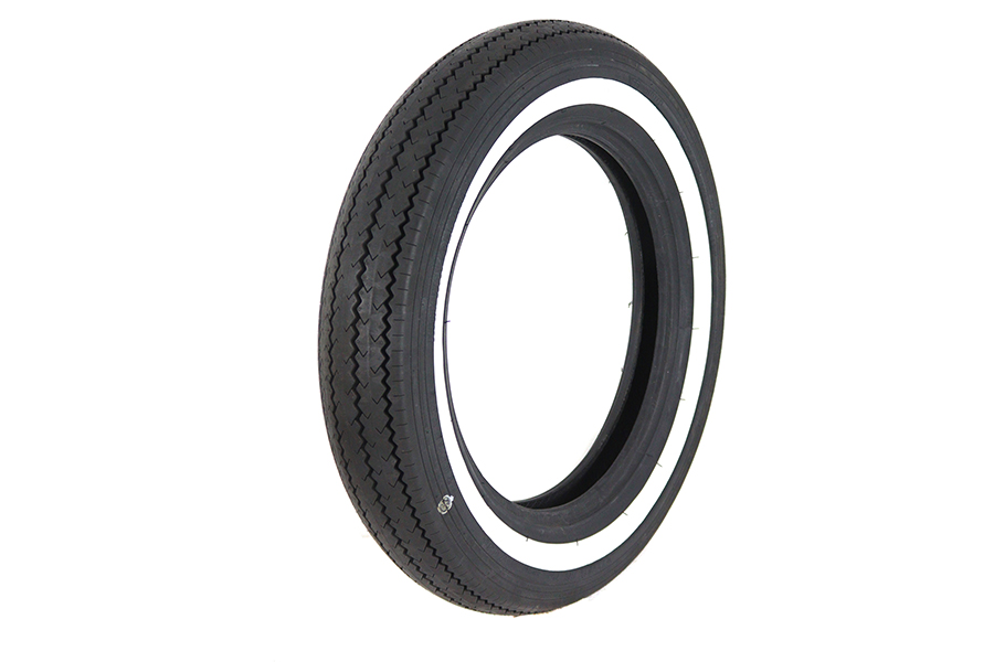 ビンテージフラワ-ベ-ス?(White friars 1966年) V-Twin - 46-3016 - VeeMoto 500-16 Whitewall Tire