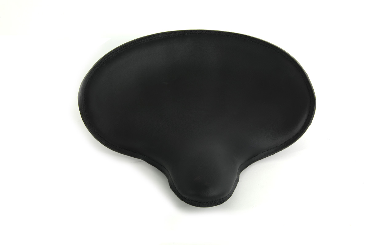 V-Twin - 47-0246 - Harley Davidson Early Solo Seat Black Leather