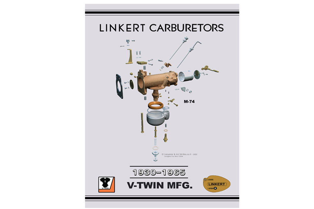 V-Twin - 48-0856 - 1930-1965 Linkert Carburetor Parts Book
