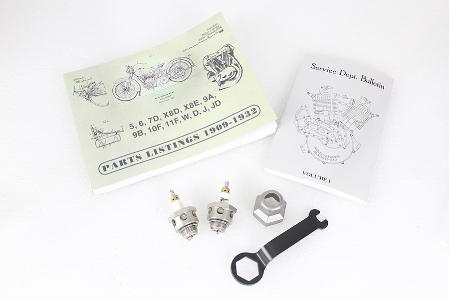 V-Twin - 49-1898 - JD Spark Plug & Parts Book Set