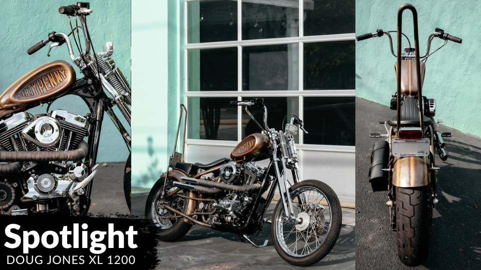 ルースレス　ruthless chopper Doug Jones - Rainman Garage XL1200 Chopper Build Spotlight