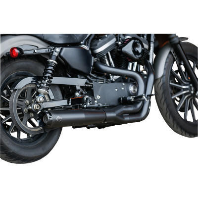 S&S Cycle 2:1 Black Exhaust for '07-'13 XL Not for XR Models 550-0951