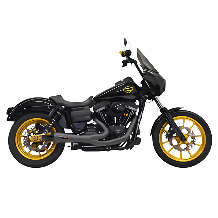 Bassani Exhaust - The Ripper Road Rage 2-into-1 Exhuast System fits '06-'17 Dyna Models (See Desc.)