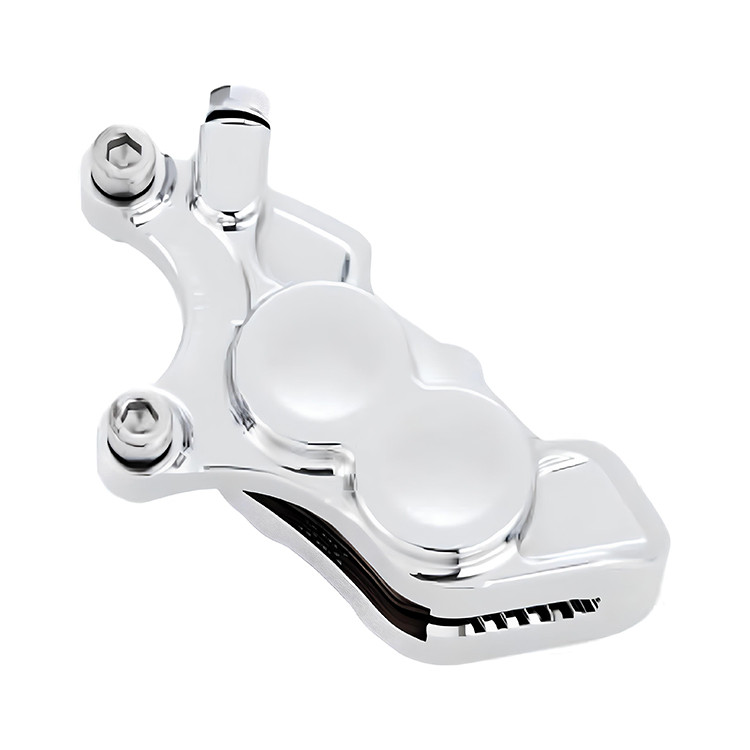 Arlen Ness Chrome Four-Piston Front Brake Caliper for 11.8