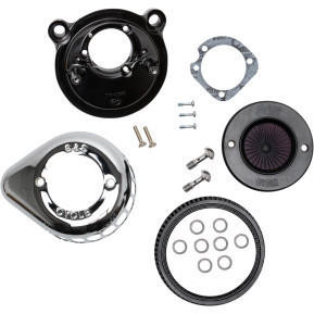 S&S Cycle - Air Stinger Stealth Air Cleaner Kit with Teardrop Cover fits  '07-'21 Sportster Models