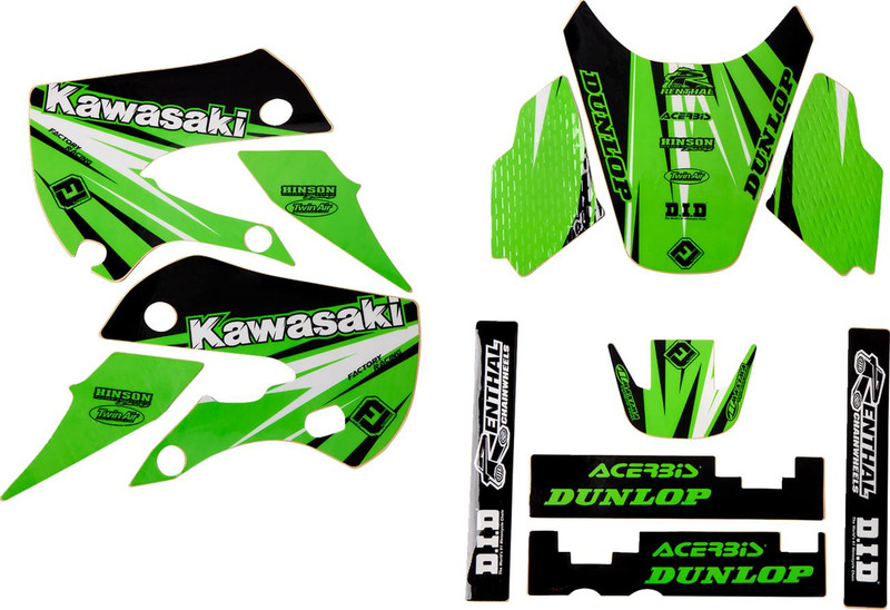 Flu Design Flu Designs Inc. - 21133 - PTS 6 Graphic Kit - KX 250F