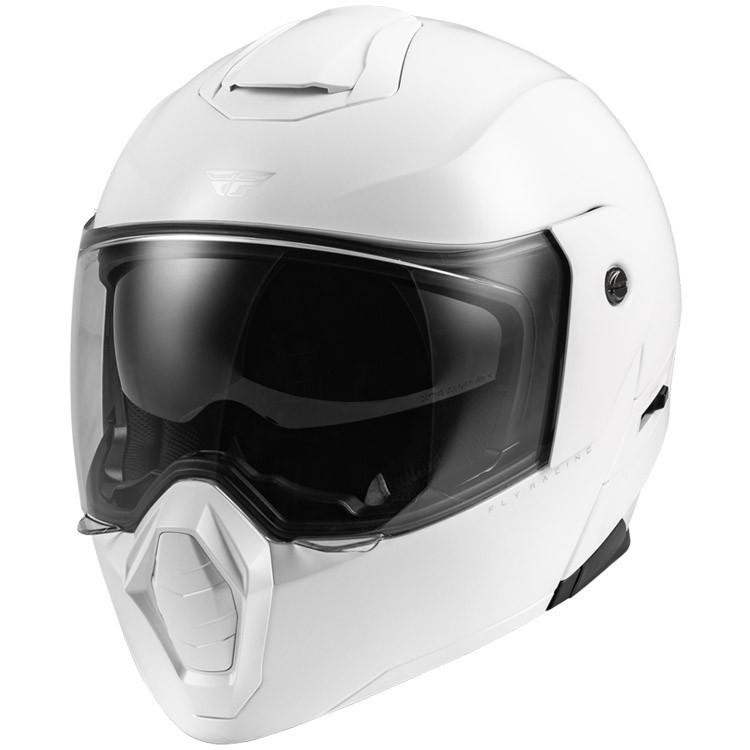 FLY フルフェイスヘルメット ホワイト Fly Racing Sentinel Motorcycle Helmet White