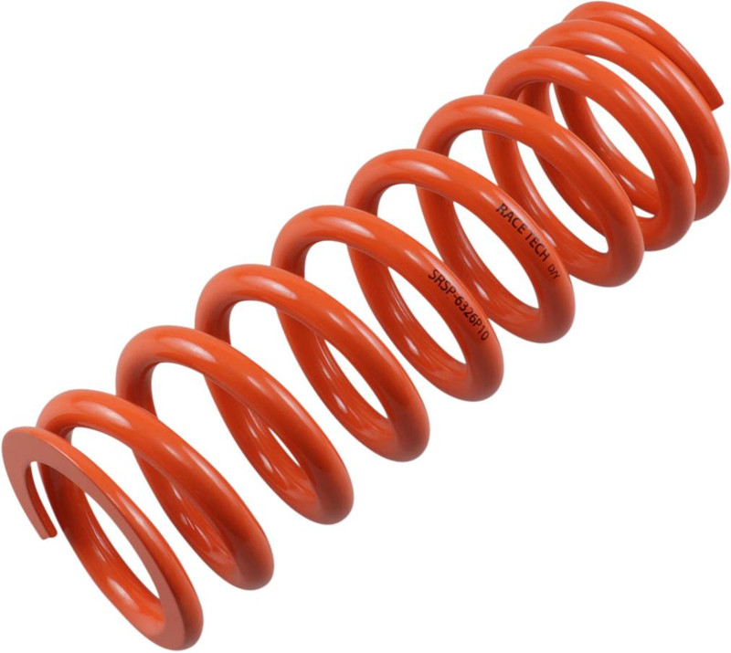 Race Tech - SRSP 6326P10 - Progressively Wound Shock Spring - Orange ...