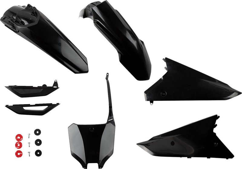 Ufo - HOKIT125-001 - Replacement Body Kit - Black - Honda - CRF '21-'24