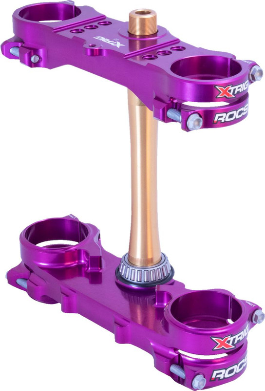 Xtrig - 501330801501 - Triple Clamp - 22 mm - Purple