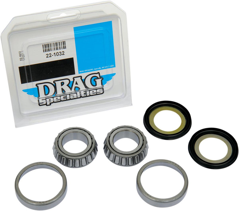 Drag Specialties - Steering Head Bearing & Race Kit - Repl. OEM