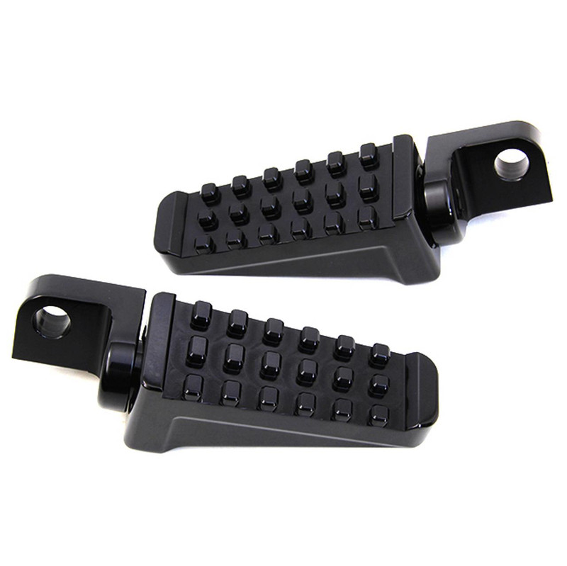 Footpeg Base V-Twin - Black Alloy Racer Style Footpeg Set