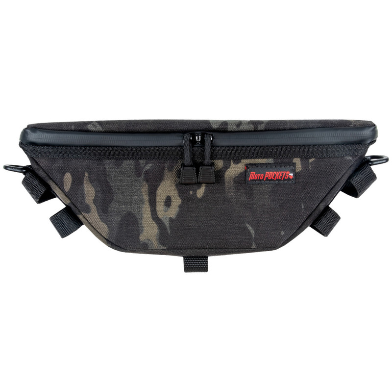 Moto Pockets - Handlebar Adventure Bag - Large Black CAMO