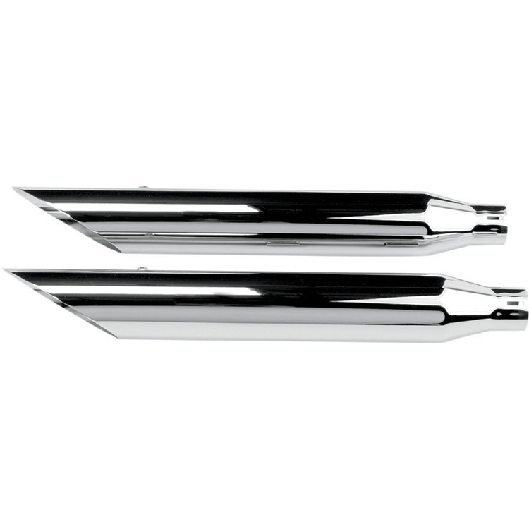 Khrome Werks HP Plus 3 Slip On Mufflers W Slash Cut fits 99 05