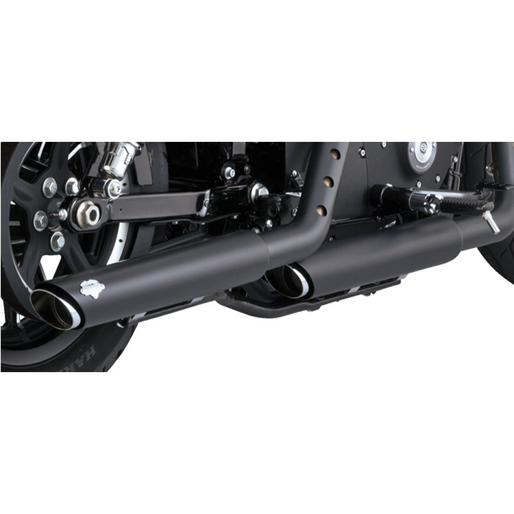 m*a様 VANCE&HINES ☆スポーツスター14’以降☆ Vance Hines 3 Round Twin Slash Slip On Mufflers fits 14 22 XL