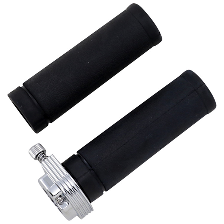 Drag Specialties - Single Cable Throttle/​Grip Assembly fits '73