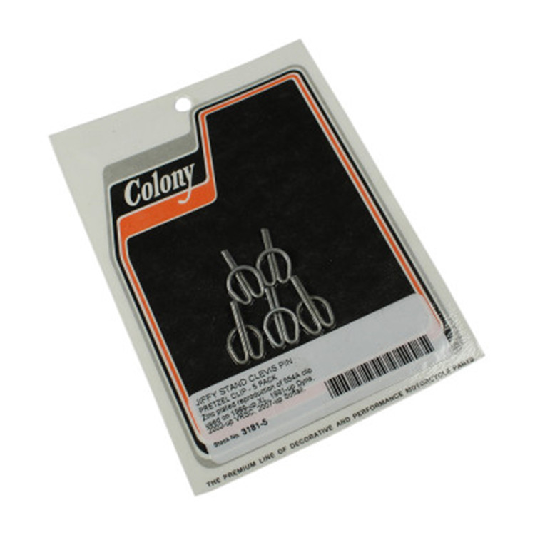 Colony 3181-5 Zinc-Plated Kick Stand Pin Kit (OEM #554A)