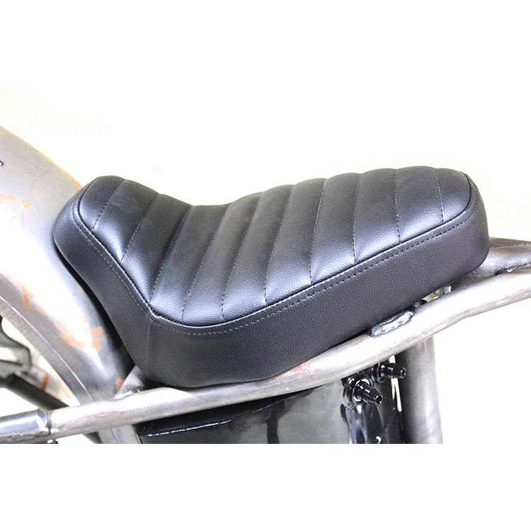 V-Twin Corbin Gentry Tuck and Roll Solo Black Seat