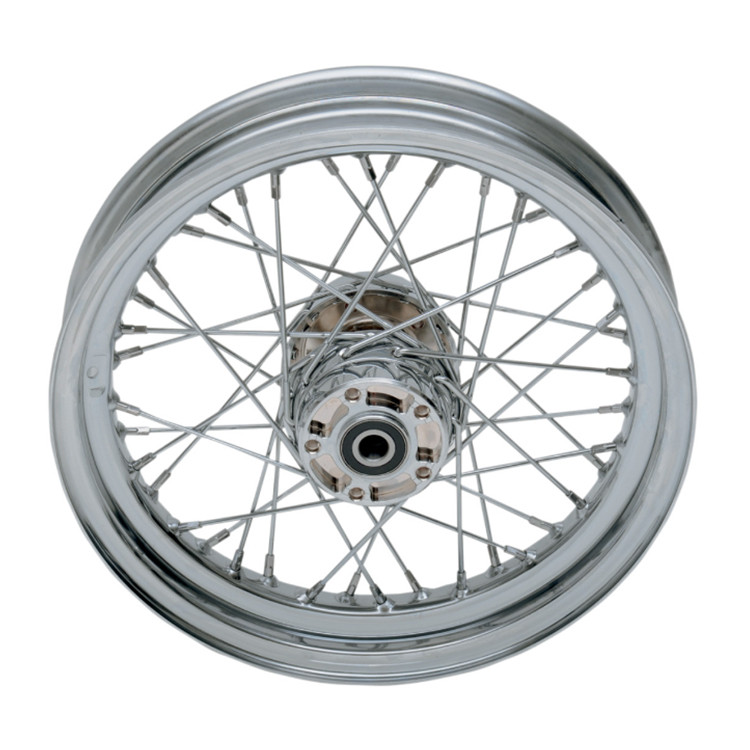 Drag Specialties 40 Spoke Chrome Laced Wheel 16” x 3” fits '99 FXD