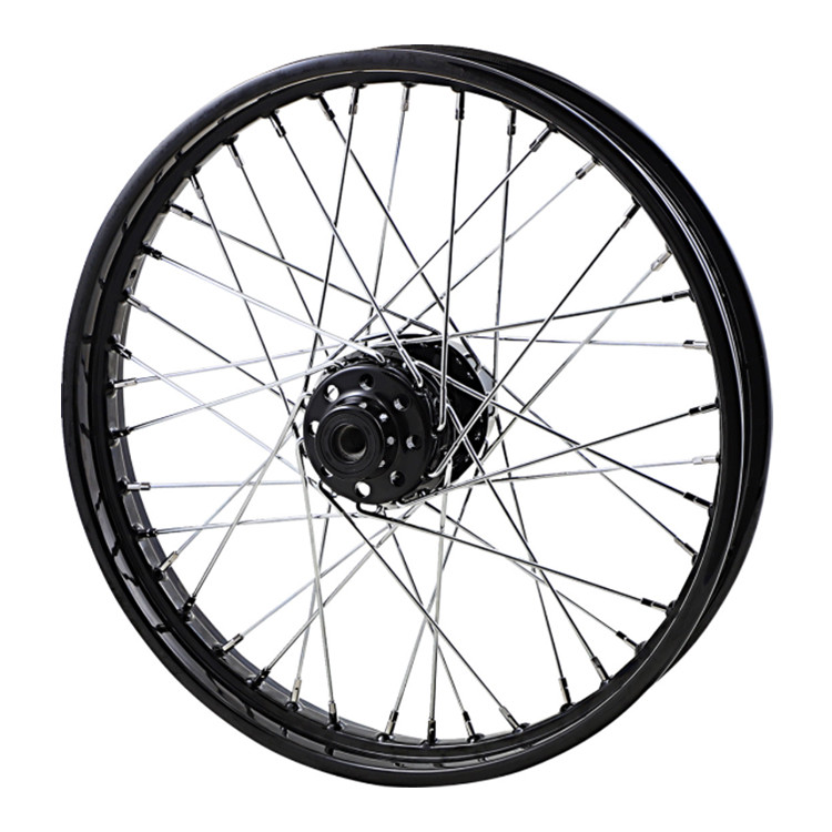 Drag Specialties 40 Spoke Black Laced Wheel 21” x 2.15” fits '00-'03 ...