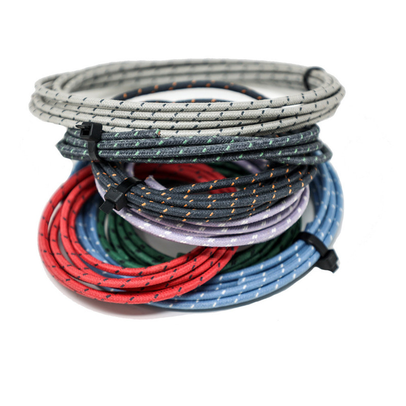 Motorcycle Supply Co. Vintage Cloth Covered 16 Gauge Wire - 5' Length