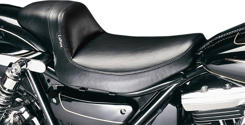 Le Pera Black Daytona Sport Solo Seat fits '82-'94, '99-'00 FXR Models