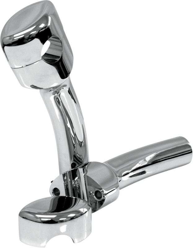 La Choppers - LA-7406-05 - Hefty Smooth Handlebar Risers for 1-1/4 ...