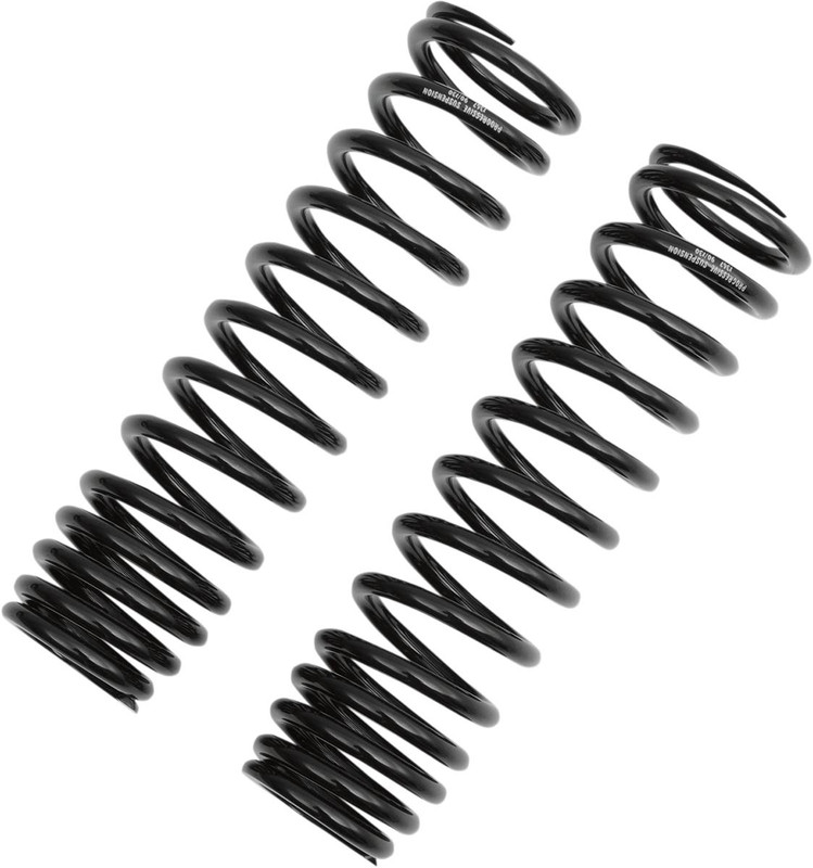 Progressive Spring Shackle Progressive Suspension - 03-1367B - Shock Springs - 95-140 lb/in - Black