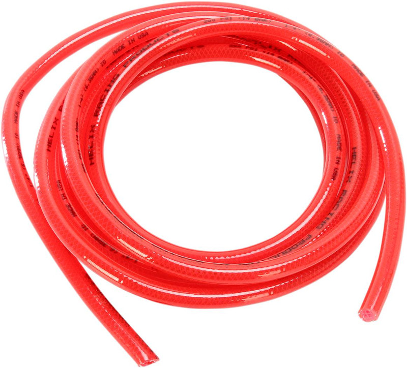 Helix - 140-0103 - High-Pressure Fuel Line - Red - 1/4