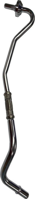 Drag Specialties - 07110242 - Oil Line - Return - Chrome - Softail