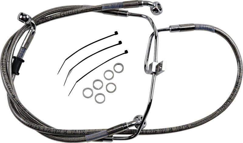 Drag Specialties - 17412903 - Brake Line - +6