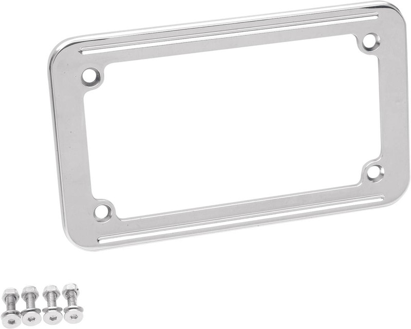 Drag Specialties - 20300214 - License Plate Frame - Chrome