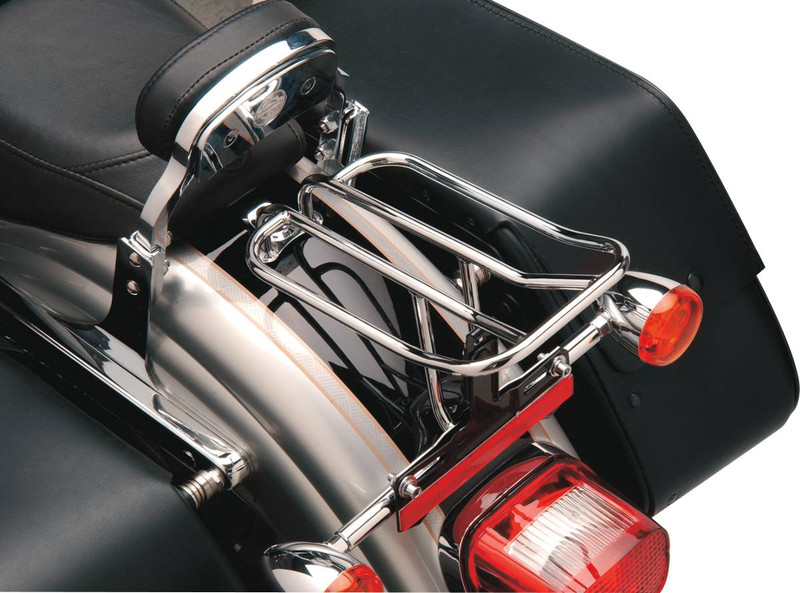 Drag Specialties - DS720116 - Luggage Rack - Chrome - FXD