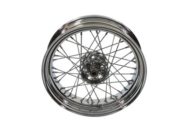 V-Twin - 52-0831 - Rear 16 inch x 4.00 inch Replica Spoke Wheel